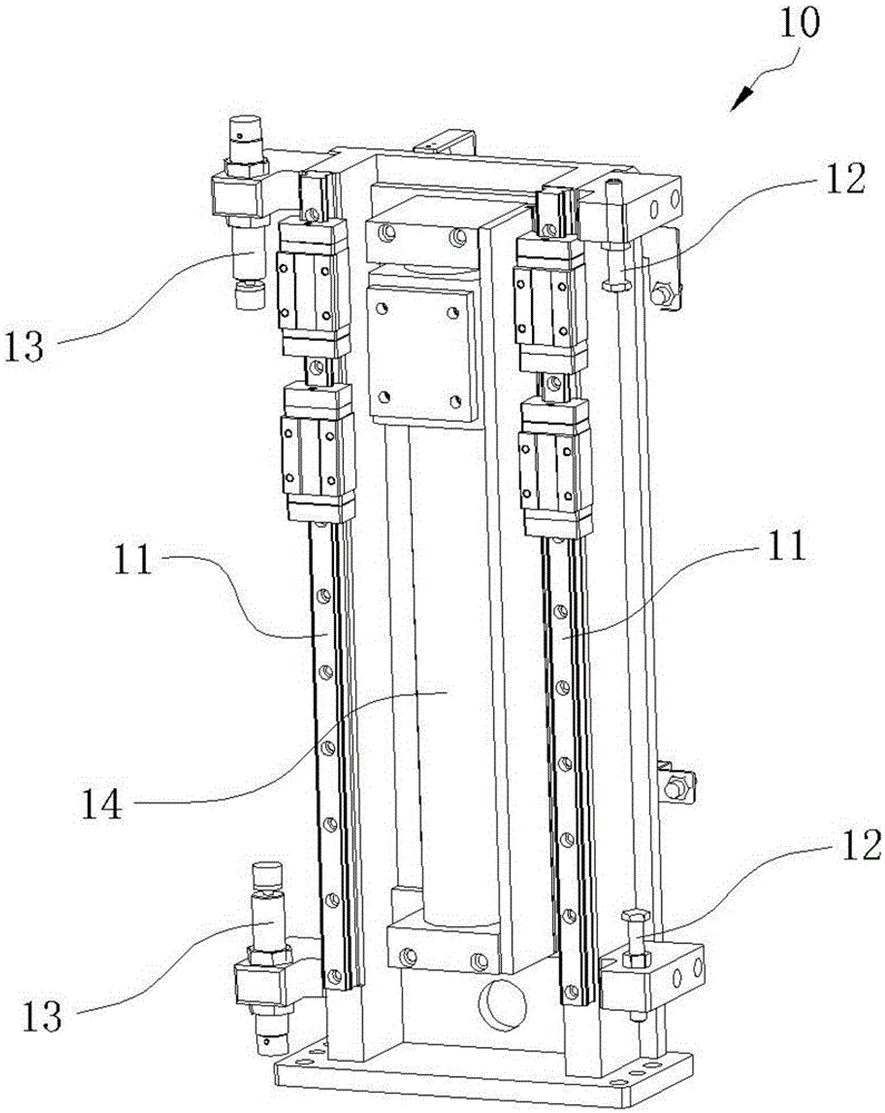 A lifting and tilting conveying mechanism