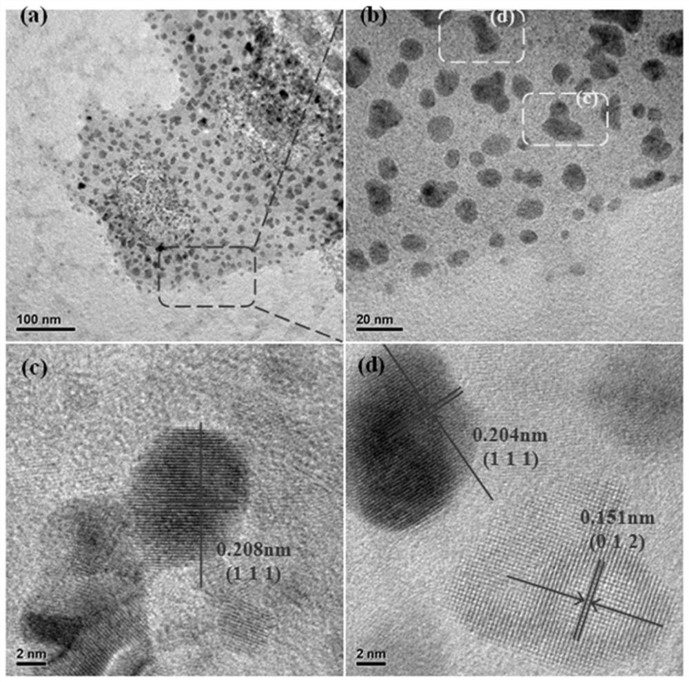 Preparation method and application of a biomass honeycomb semi-coke-supported nickel-iron nanoparticle catalyst