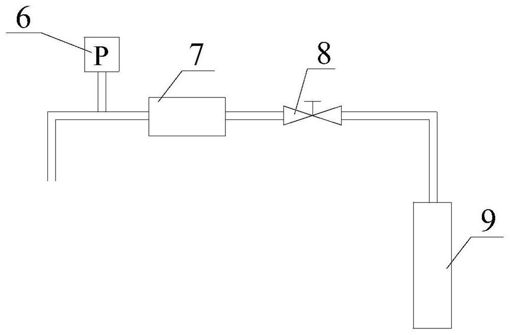 Experimental simulation device for determining position of karst cave excavated by slurry shield