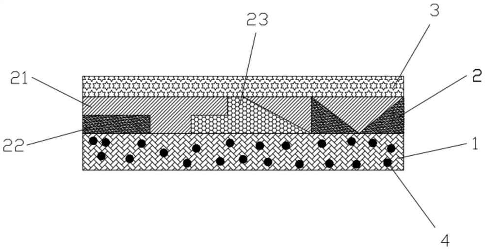 A kind of three-dimensional three-dimensional jade ceramic brick and its preparation method