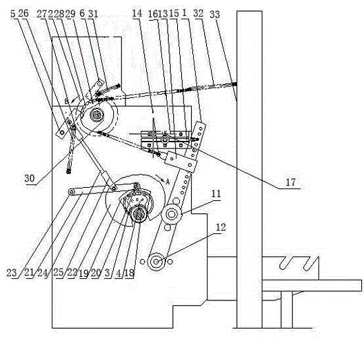 Large-mesh device of spinning machine