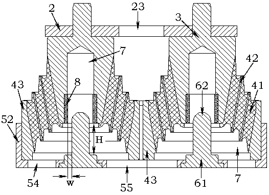 Method and structure for adjusting vertical rigidity of primary suspension device