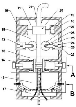 Wire rod core material insulating layer separation equipment