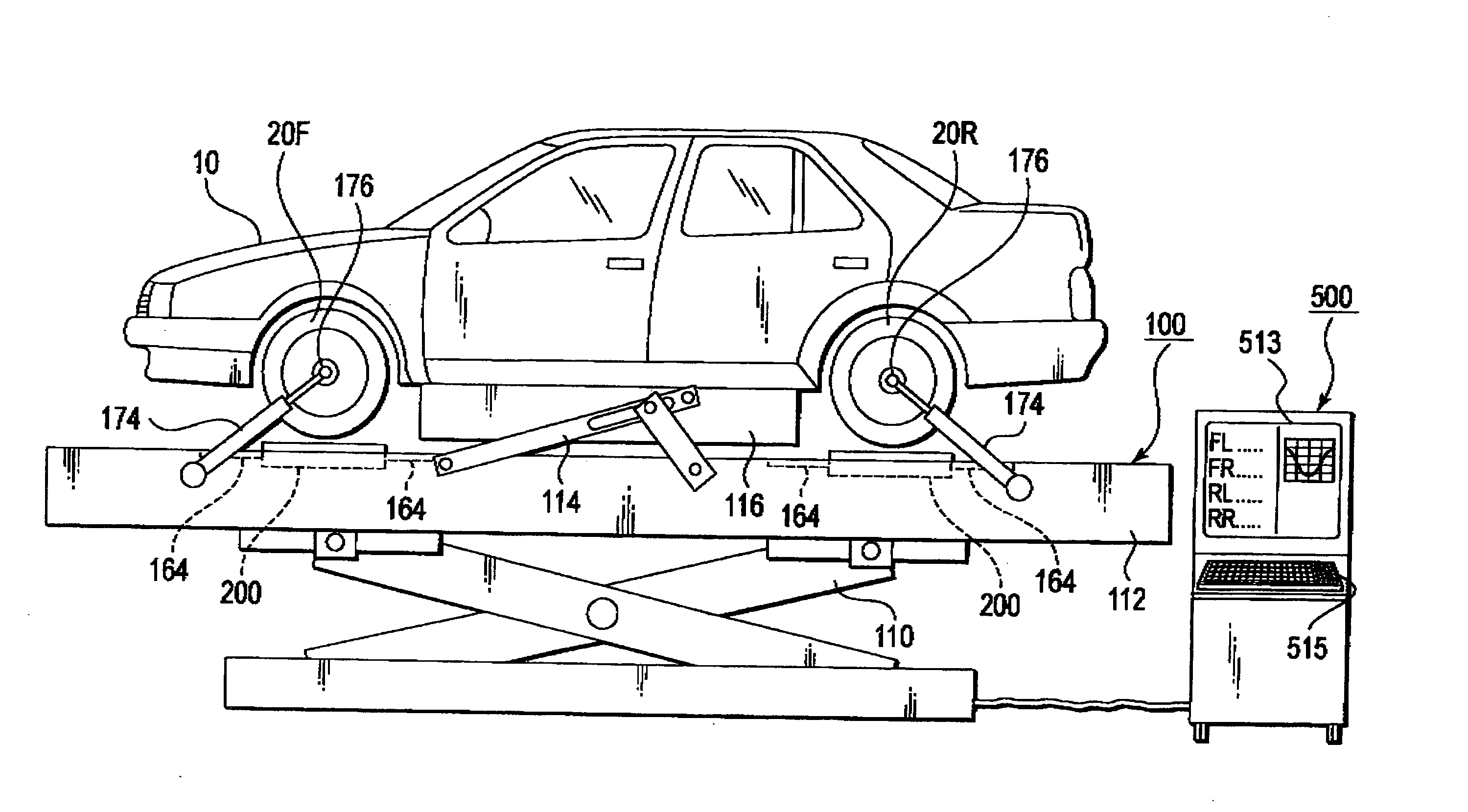 Wheel Allignment Angle Measuring Apparatus and Wheel Alignment Angle Measuring Method