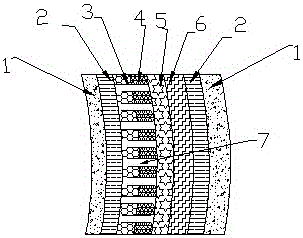 Curved solar car sunroof and manufacturing method thereof