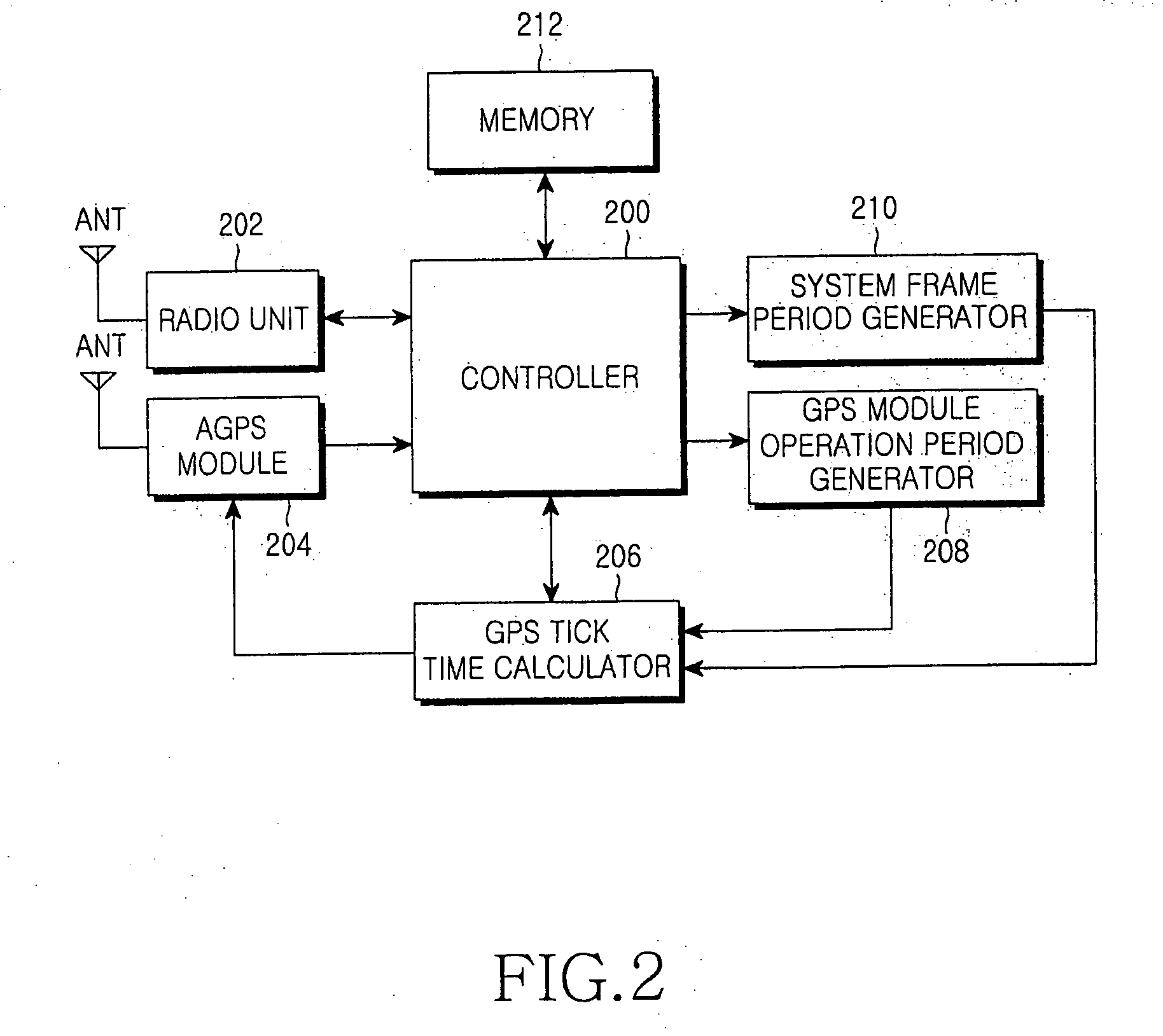 Agps module time synchronization method and device using system time information in mobile terminal