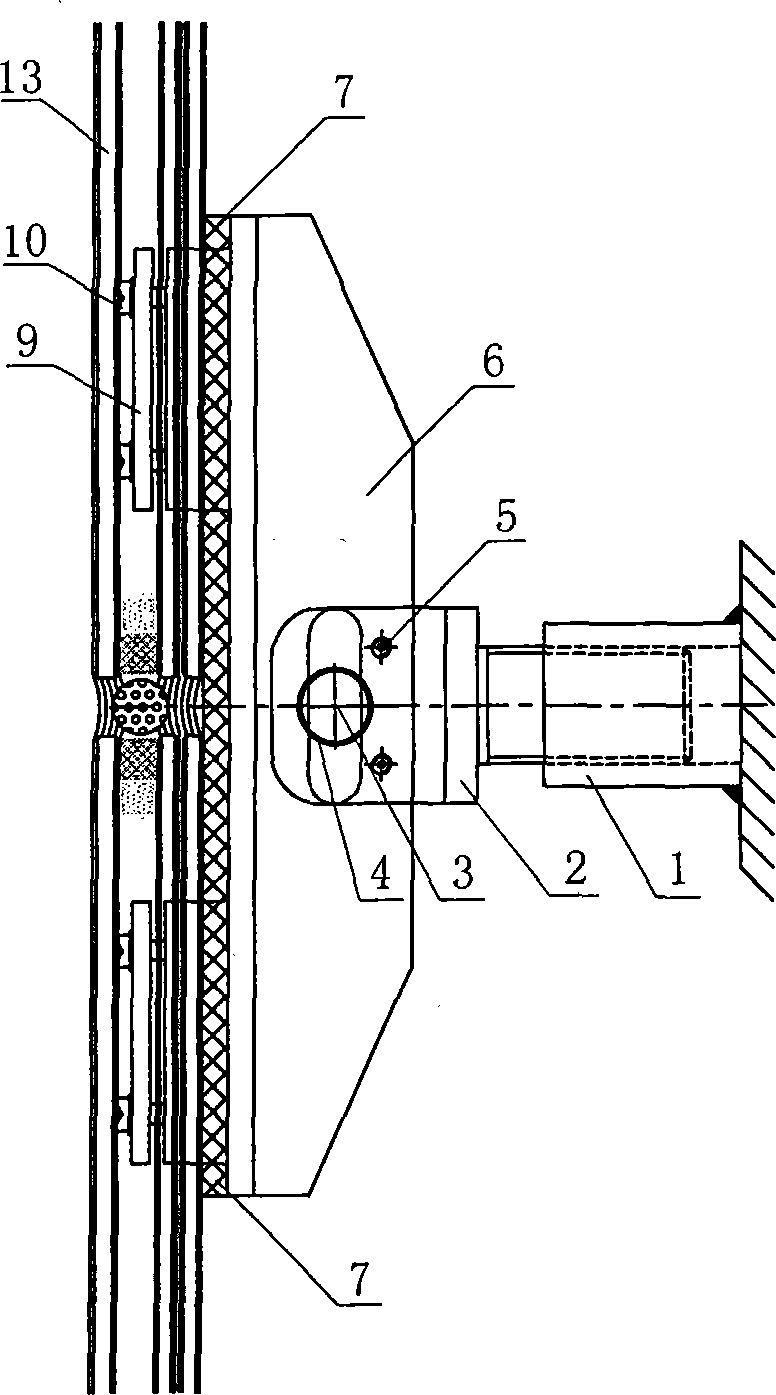 Invisuable veneer board type connecting mechanism