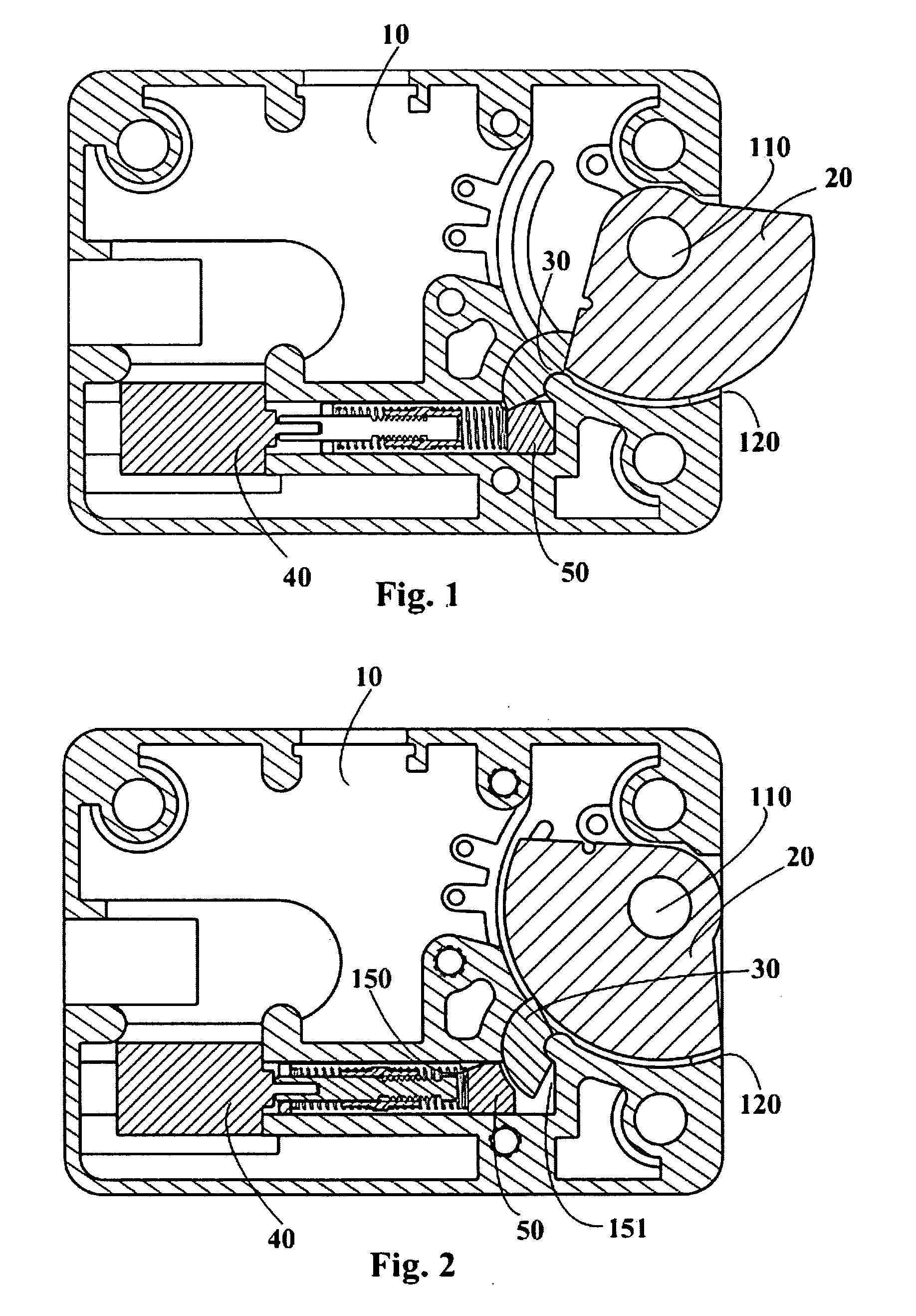 Lock with a swing bolt and an actuator assembly thereof