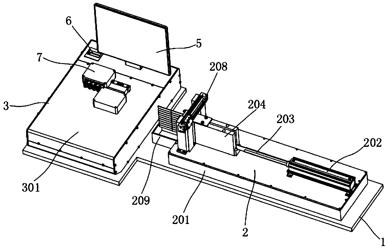 Short-distance measuring device for paperboard strength detection