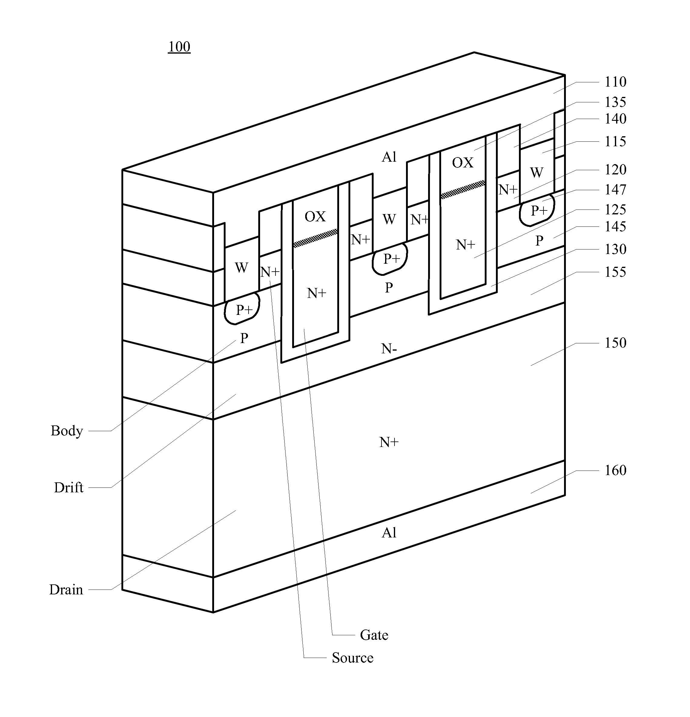Self-Aligned Trench MOSFET and Method of Manufacture