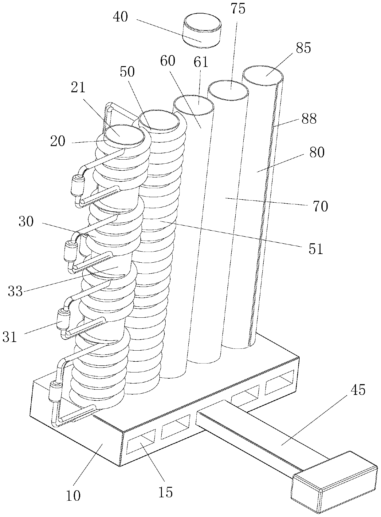 Teaching equipment for verifying Lenz's Law