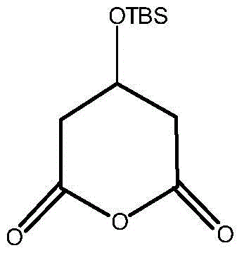 A kind of preparation method of (r)-tert-butyldimethylsiloxy-glutaric acid monoester