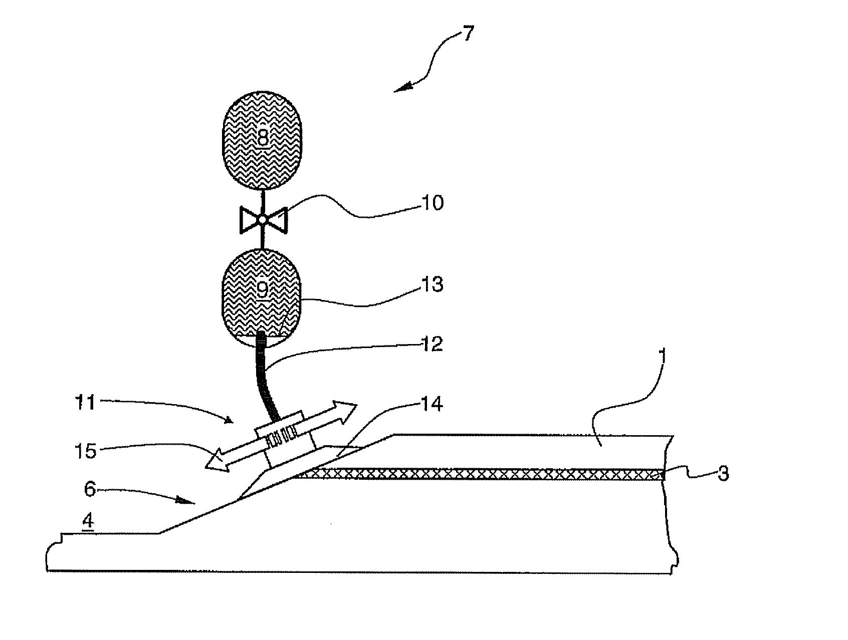 Method for repairing a damaged composite component having fibre optics