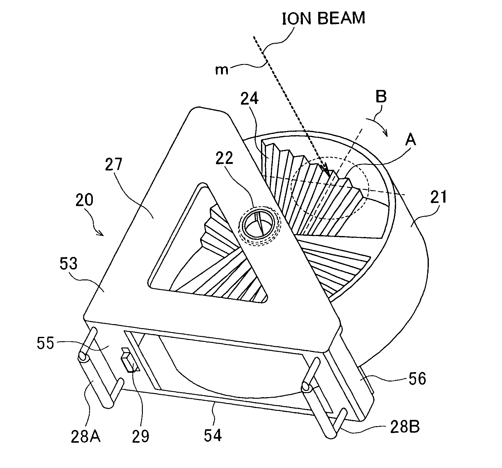 Charged particle therapy system, range modulation wheel device, and method of installing range modulation wheel device
