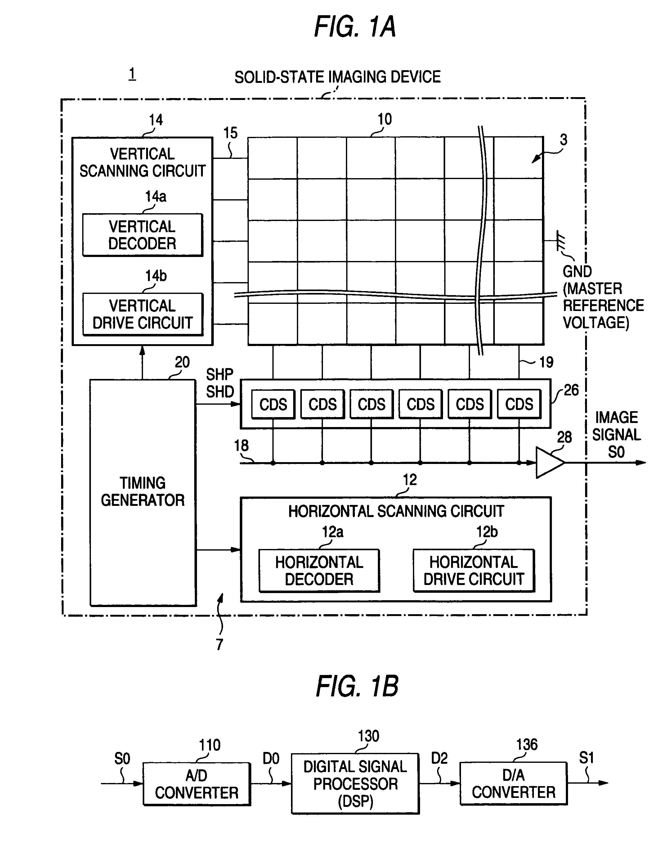 Solid state imaging device having transition time relationship for drive signals