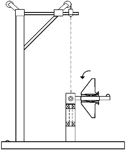 Multifunctional rigid body rotation and angular momentum theorem teaching demonstration instrument