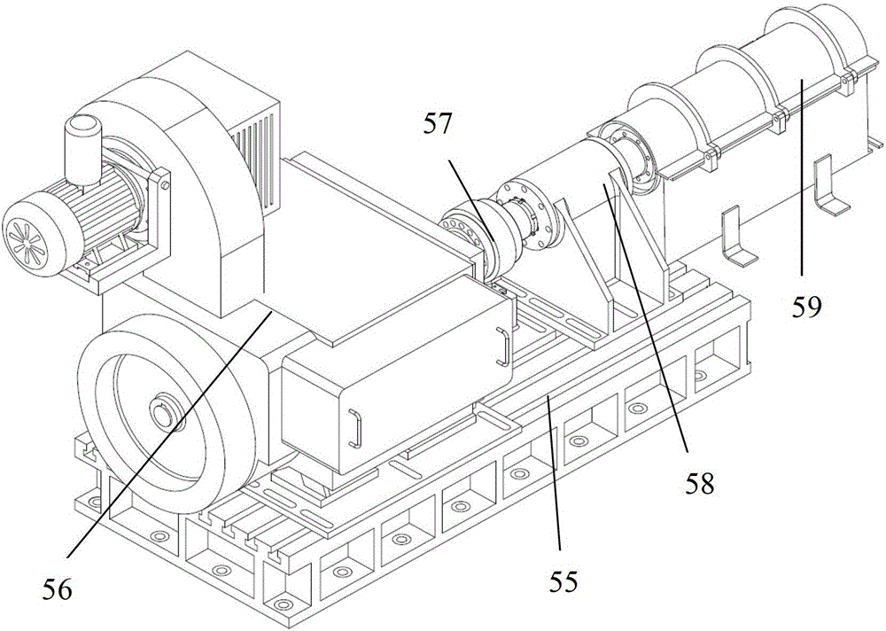 Six-degree-of-freedom dynamic simulation loading test bench for drive train axle box bearings of EMUs