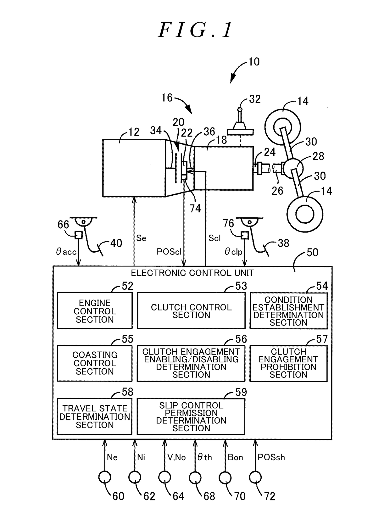 Controller for vehicle and control method