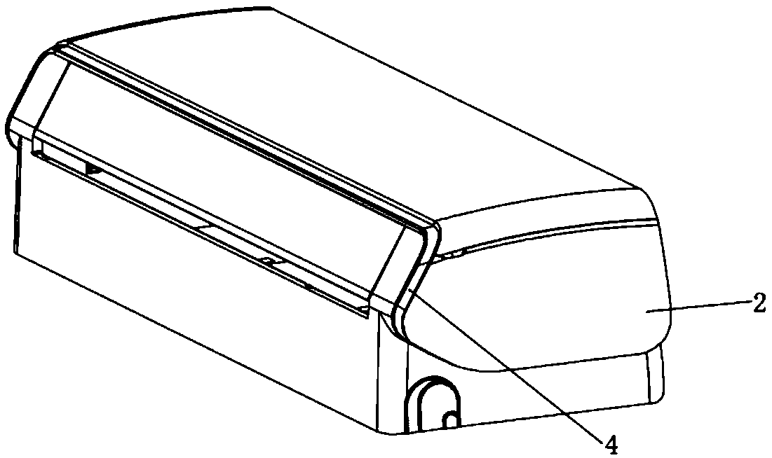 Air-conditioning decoration strip assembling structure and air conditioner