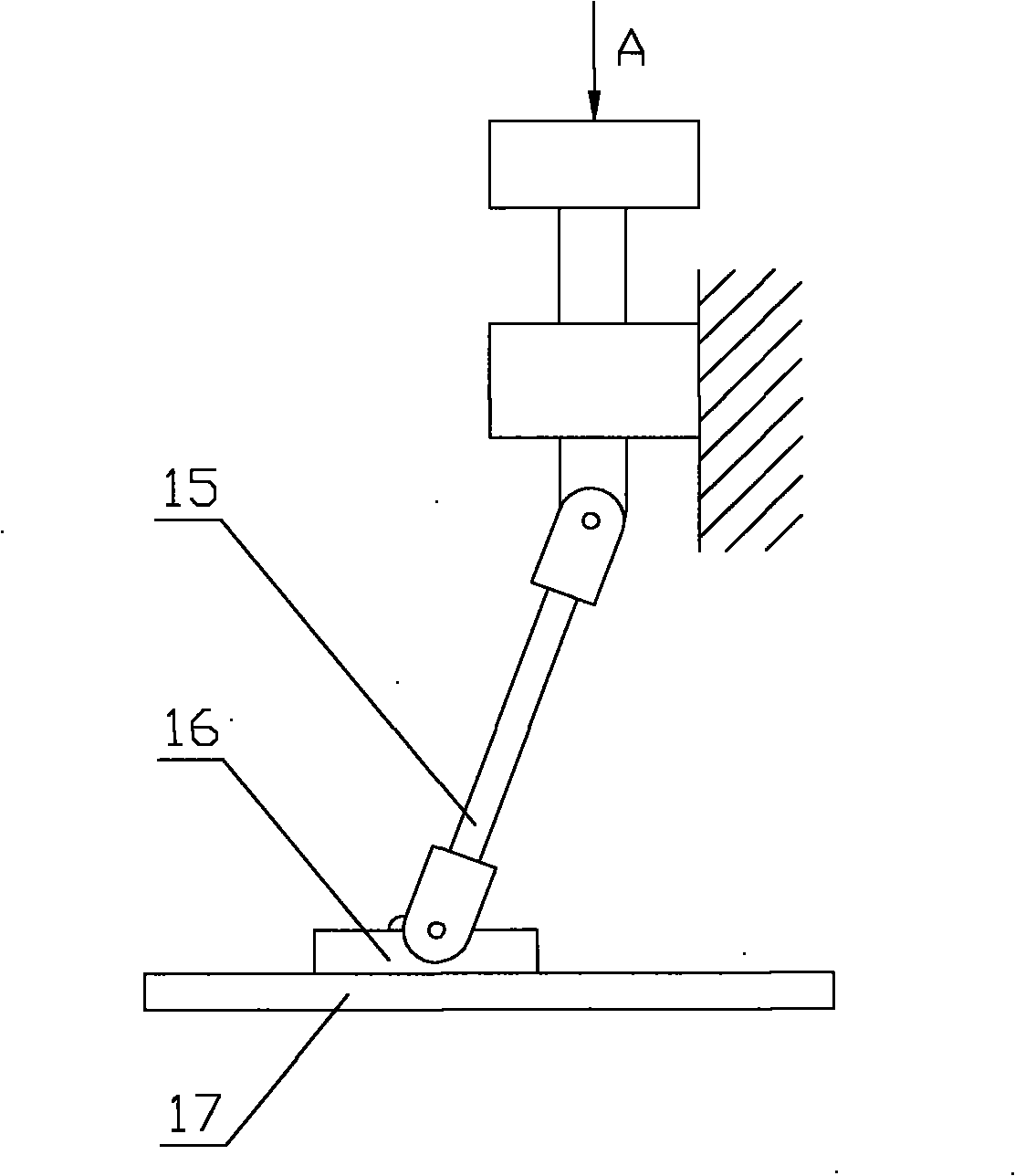 Detection device for non-skid property
