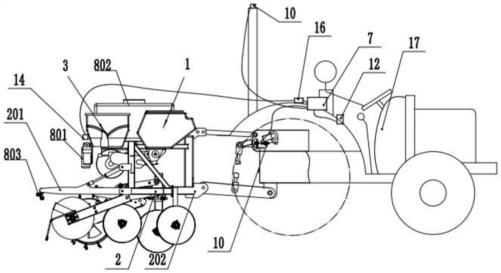 Composite seeding machine