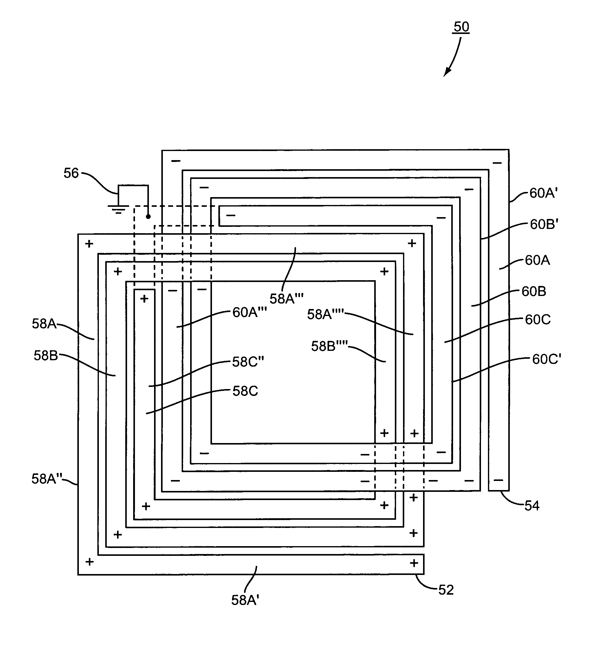 Method of constructing a differential inductor