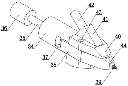 Electro-thermal knife device for wrapping material high-temperature electro-thermal film