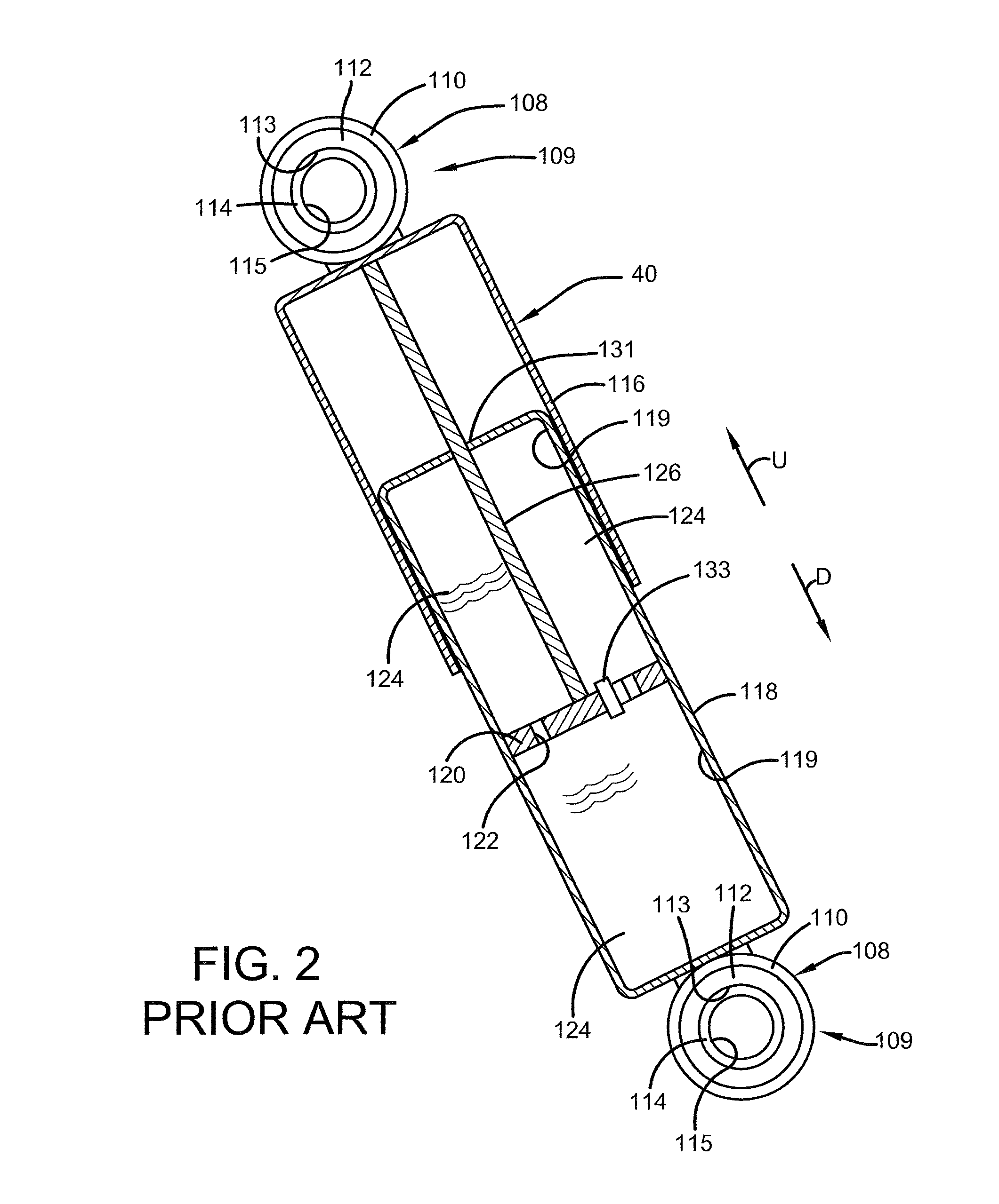 Damping air spring and shock absorber combination for heavy-duty vehicle axle/suspension systems