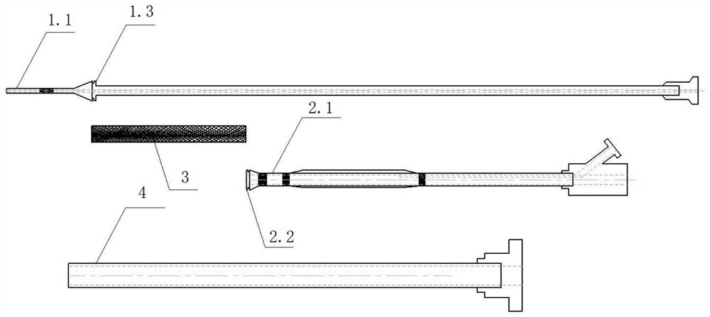 Covered stent system and usage method thereof