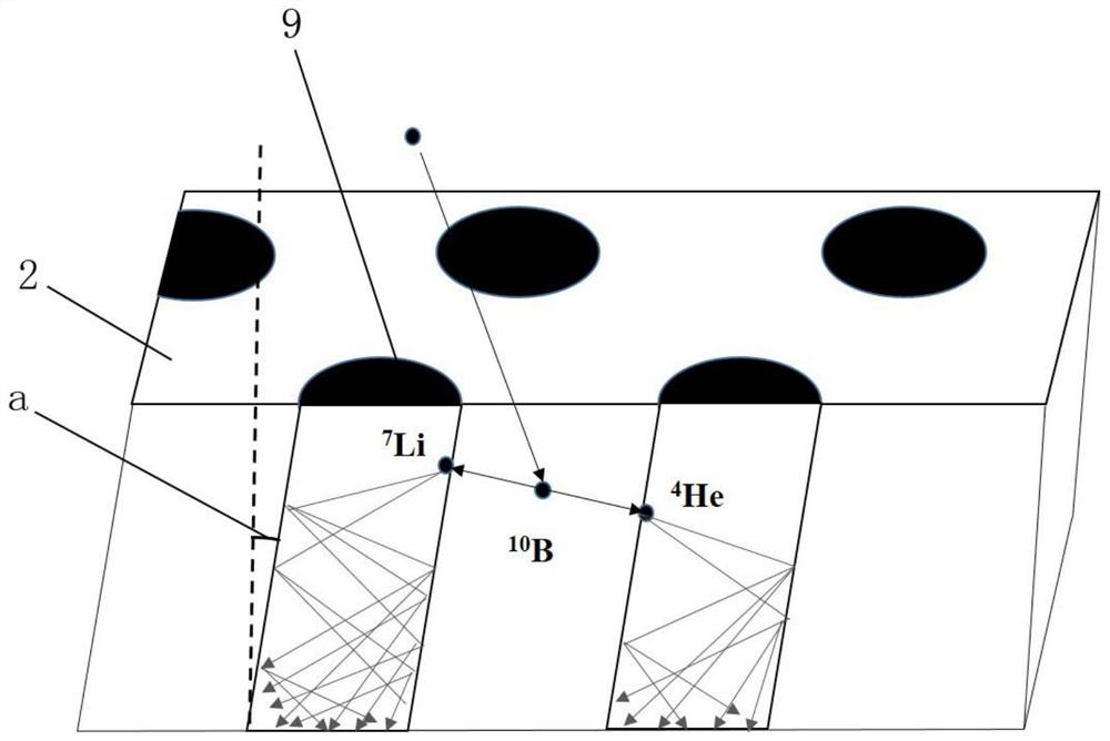 A wide-energy-spectrum white-light neutron resonance camera detector and detection method