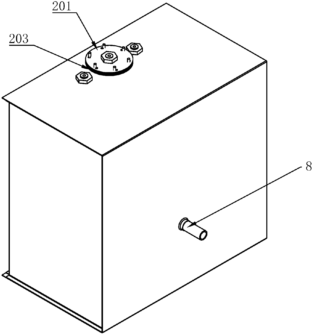 Safe energy-saving heating water tank