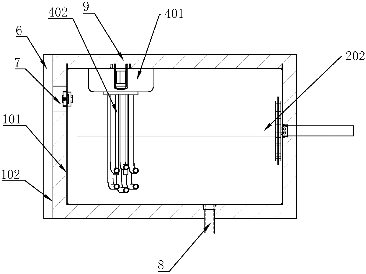 Safe energy-saving heating water tank