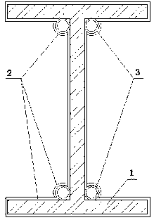 Sectional steel pulling-out method for SMW construction method pile
