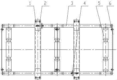 Free float type belt weighing device