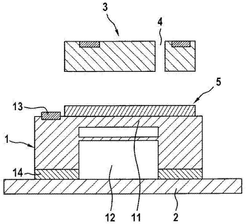 Component having at least one MEMS element and method for the manufacture thereof