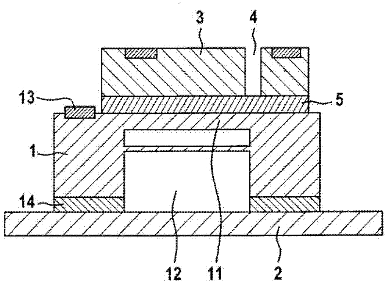 Component having at least one MEMS element and method for the manufacture thereof
