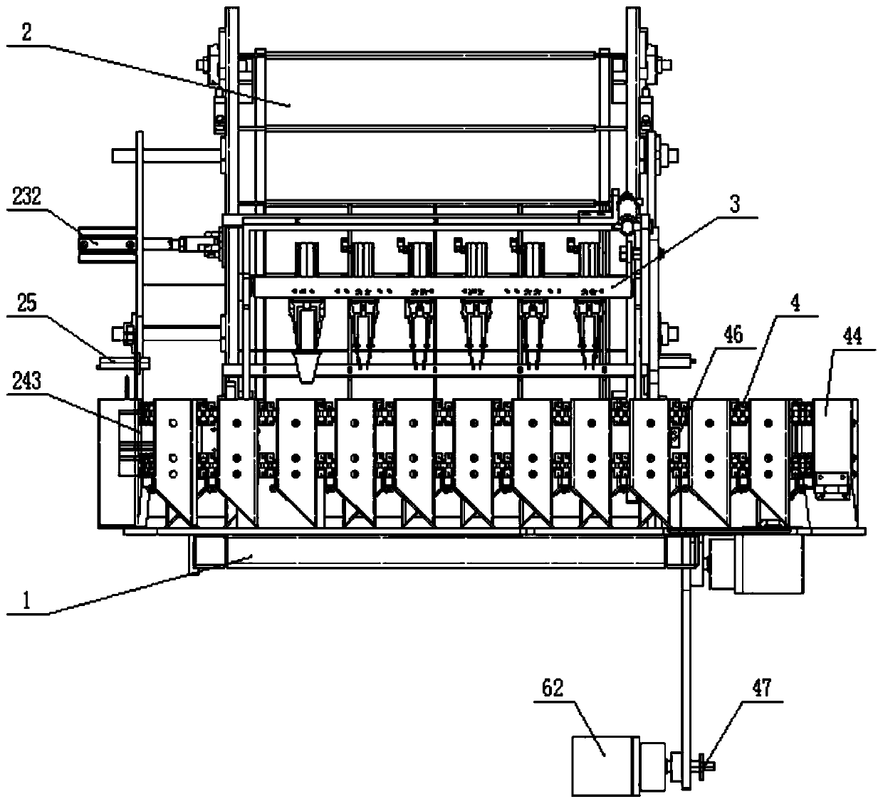 Feeding control system for automatic transplanter and its control method