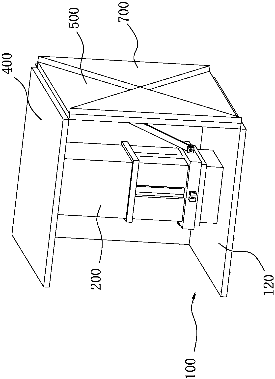 Semi-automatic foldable table
