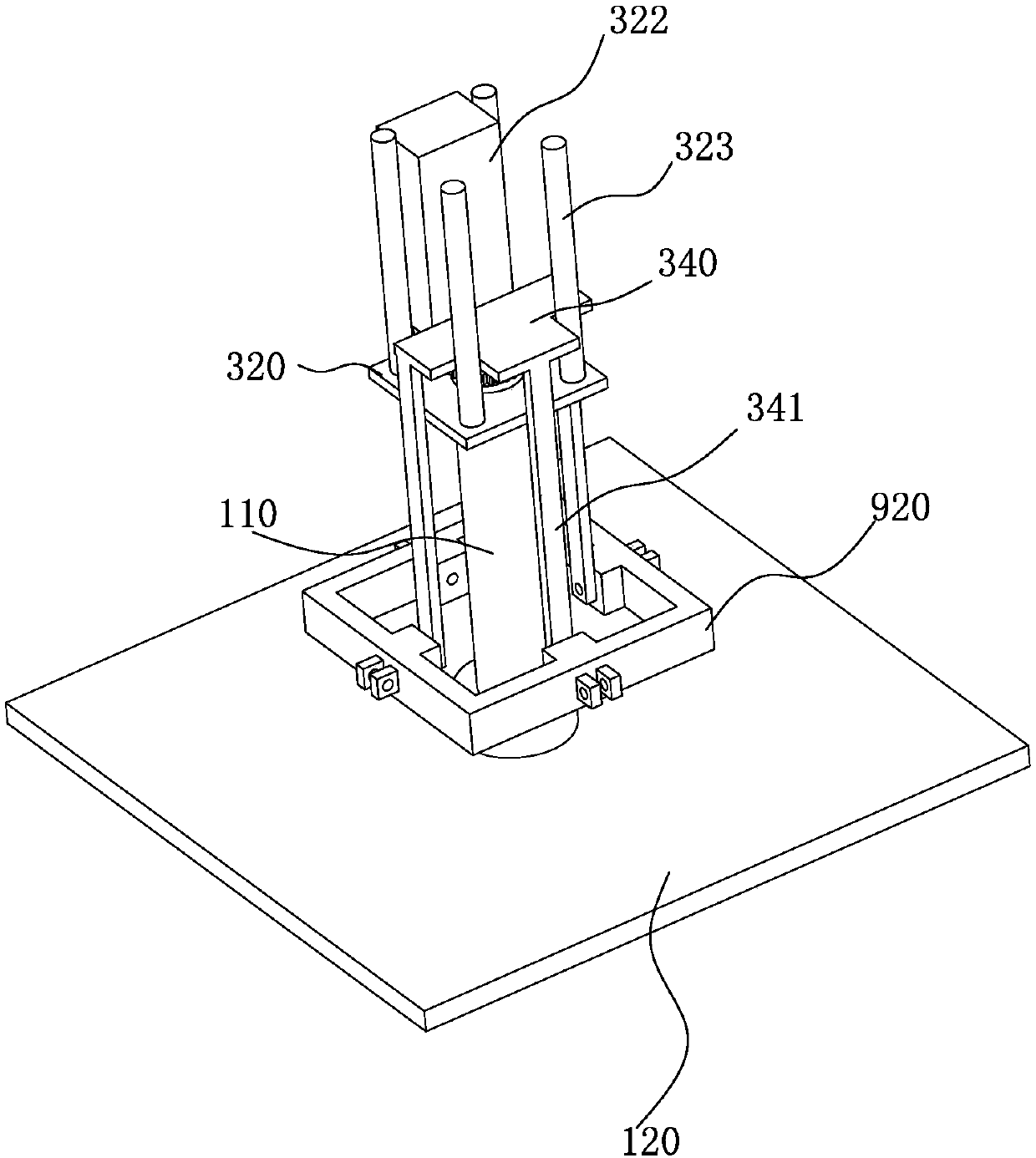 Semi-automatic foldable table