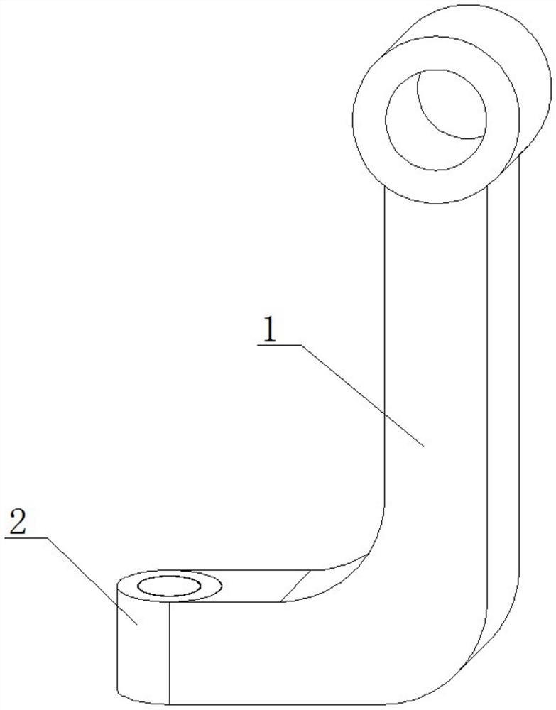 Vehicle control arm assembly structure