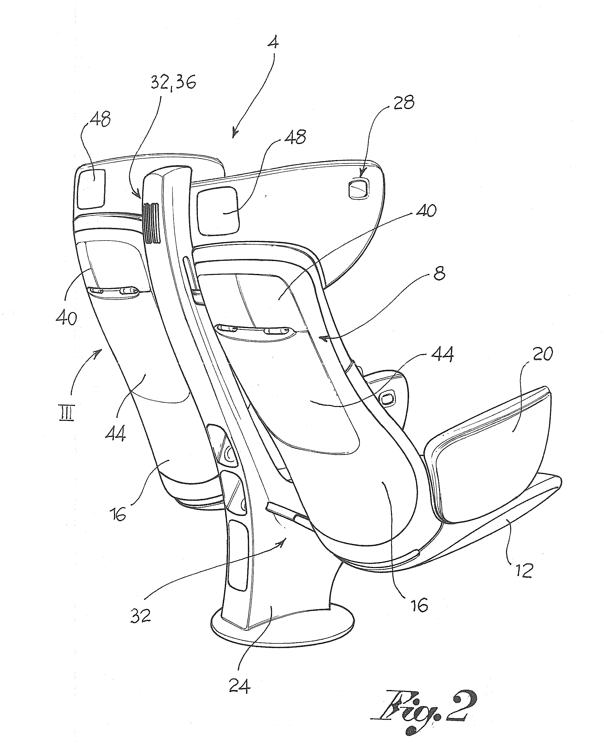 Seat, Operating and Control System of Seats, Method of Operating and Controlling Seats