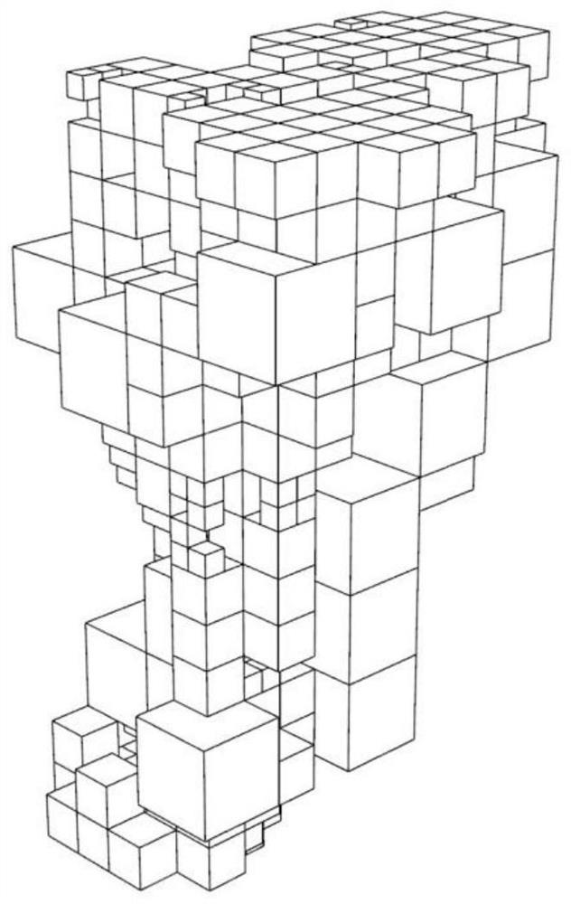 Complex form design method based on voxel