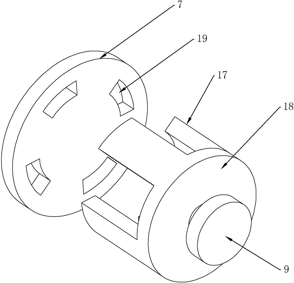 Oil gas damping ant-galloping device