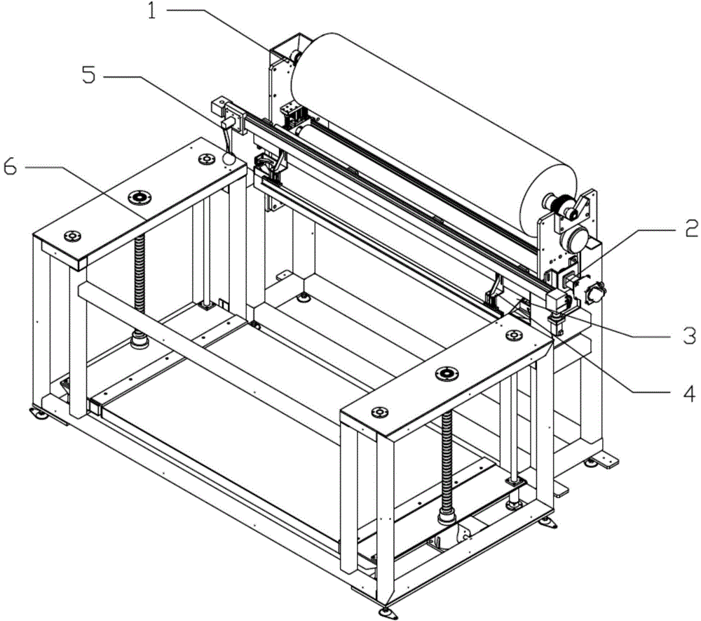 Automatic paper laying machine