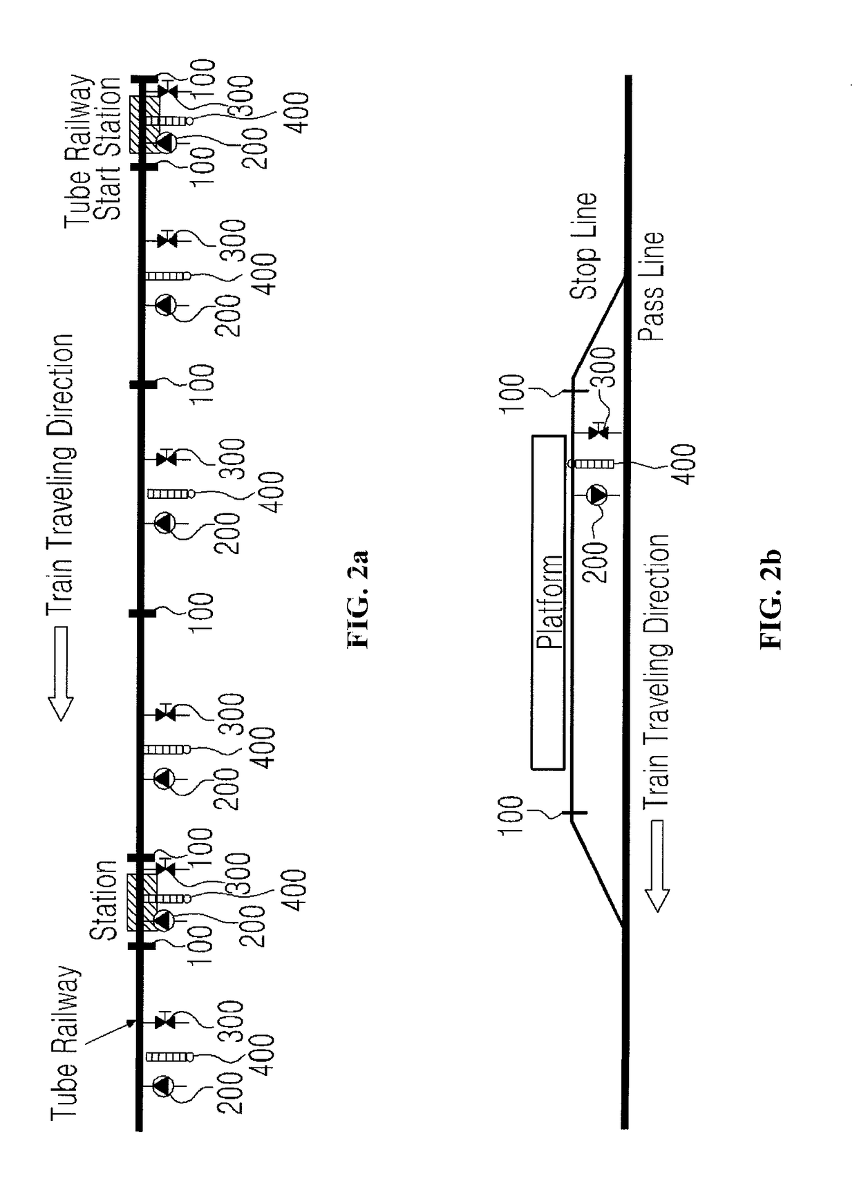 Vacuum division management system and vacuum blocking screen device for tube railway system