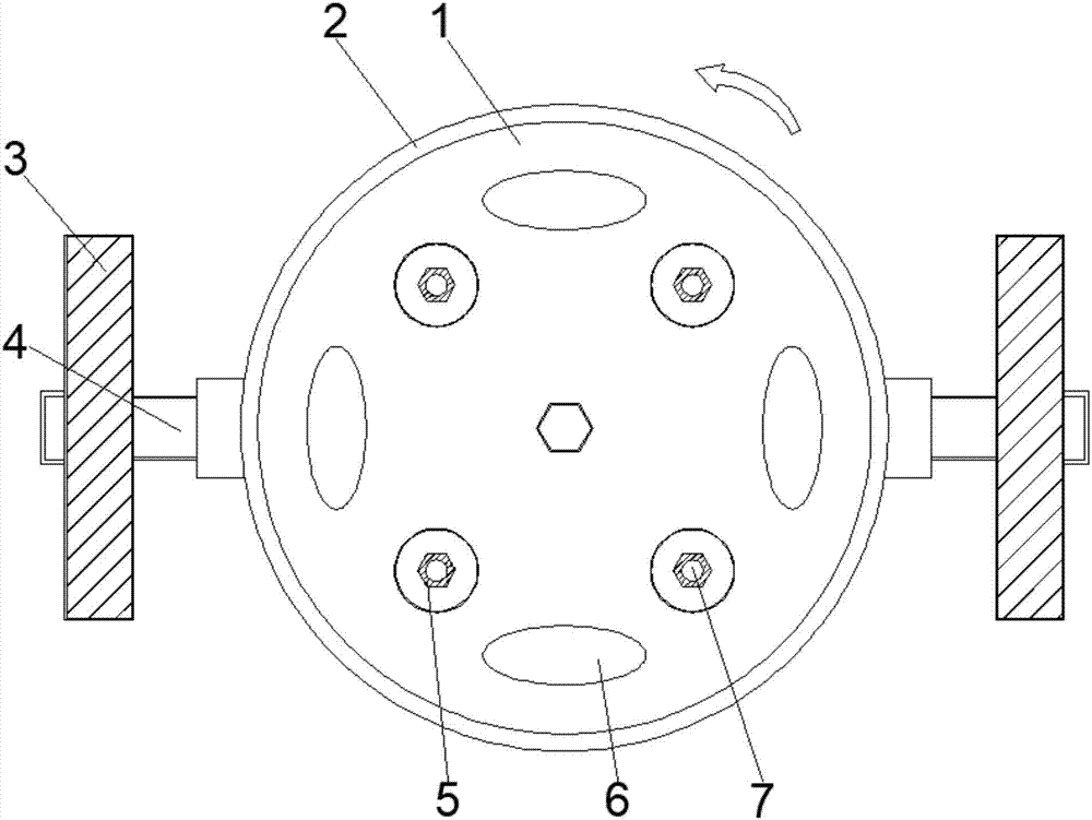 Hydrodynamic transmission set assembling overturning and rotating table