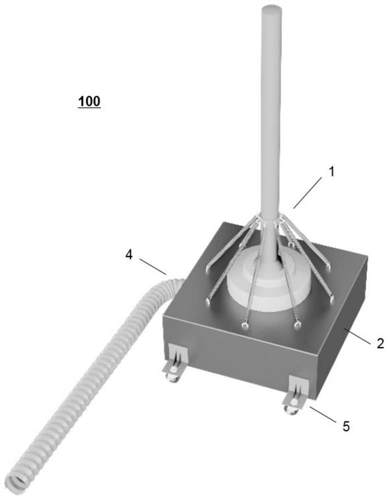 Ship surface rust removal device