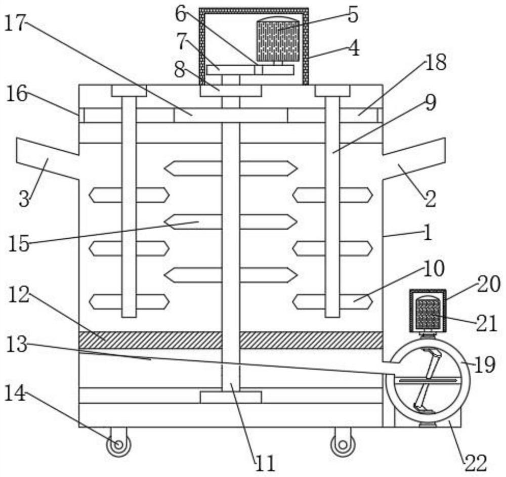 Concrete mixing device for bridge construction