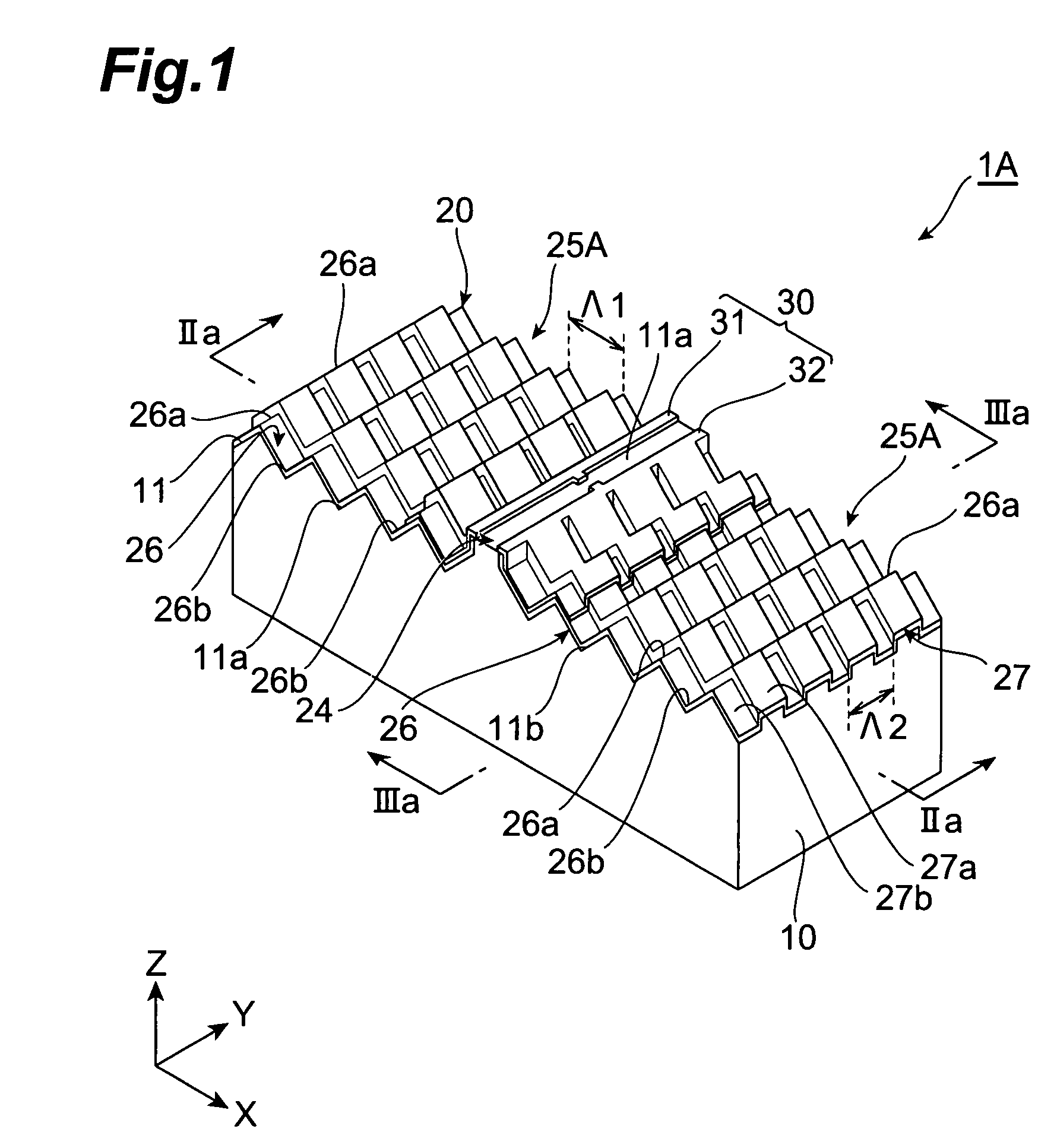 Waveguide structure and optical device