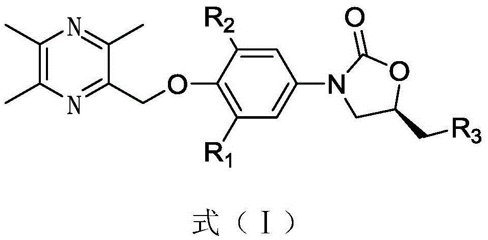 A kind of novel oxazolidinone compound and its preparation method and application